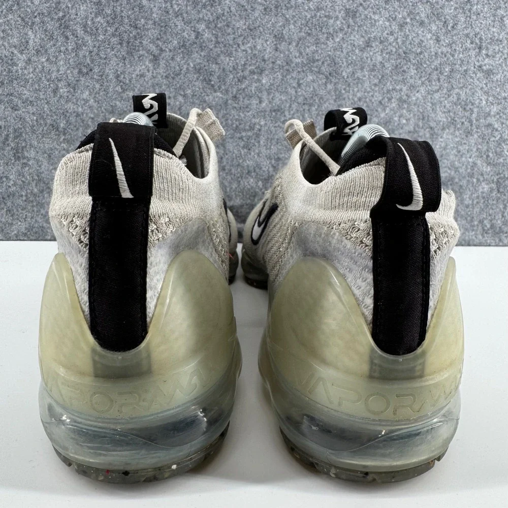 Nike Air VaporMax 2021 FK Running Shoes Mens 8 Oatmeal DH4084-100 Flyknit